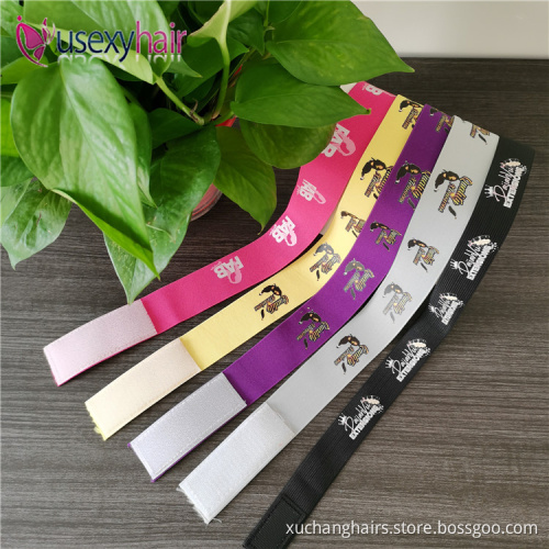 Custom frontal slayer head bands elastic melt bands for wigs edge slayers lace holder head wrap hair accessories